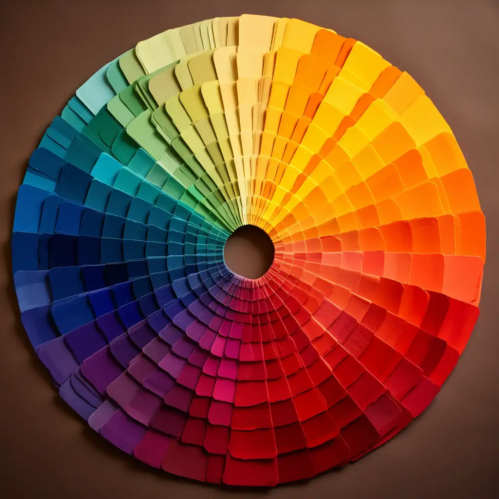 color wheel for determining suit color