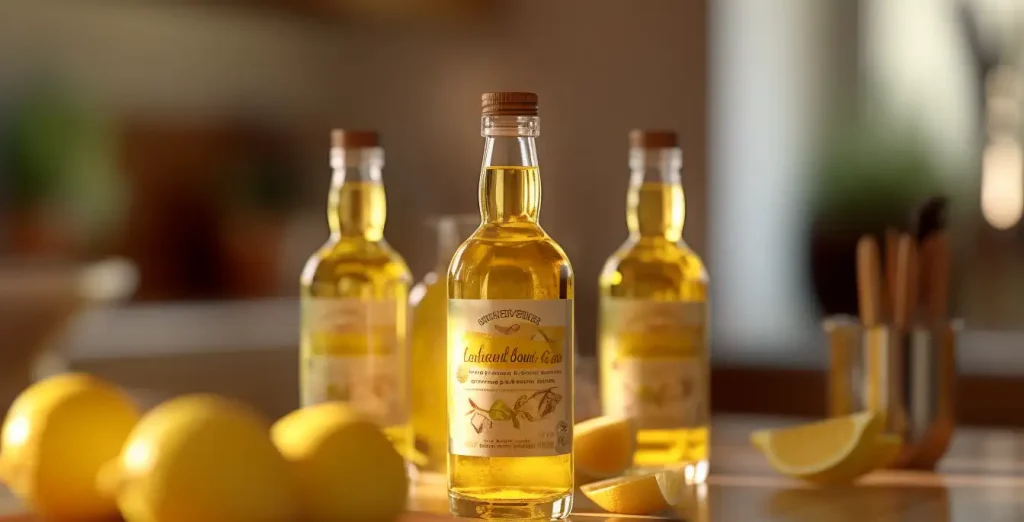 bottles of lemon extract