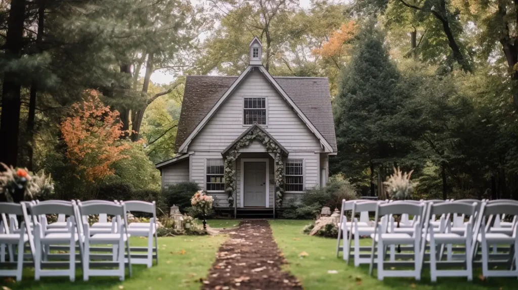 outdoor venue for a micro wedding