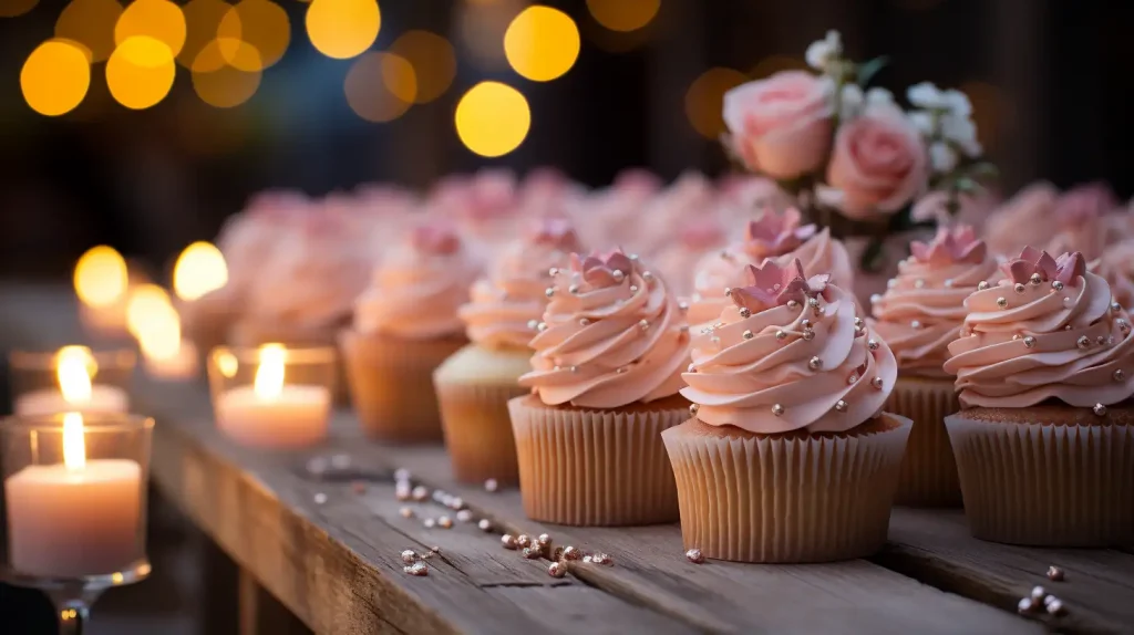 cupcakes for a wedding